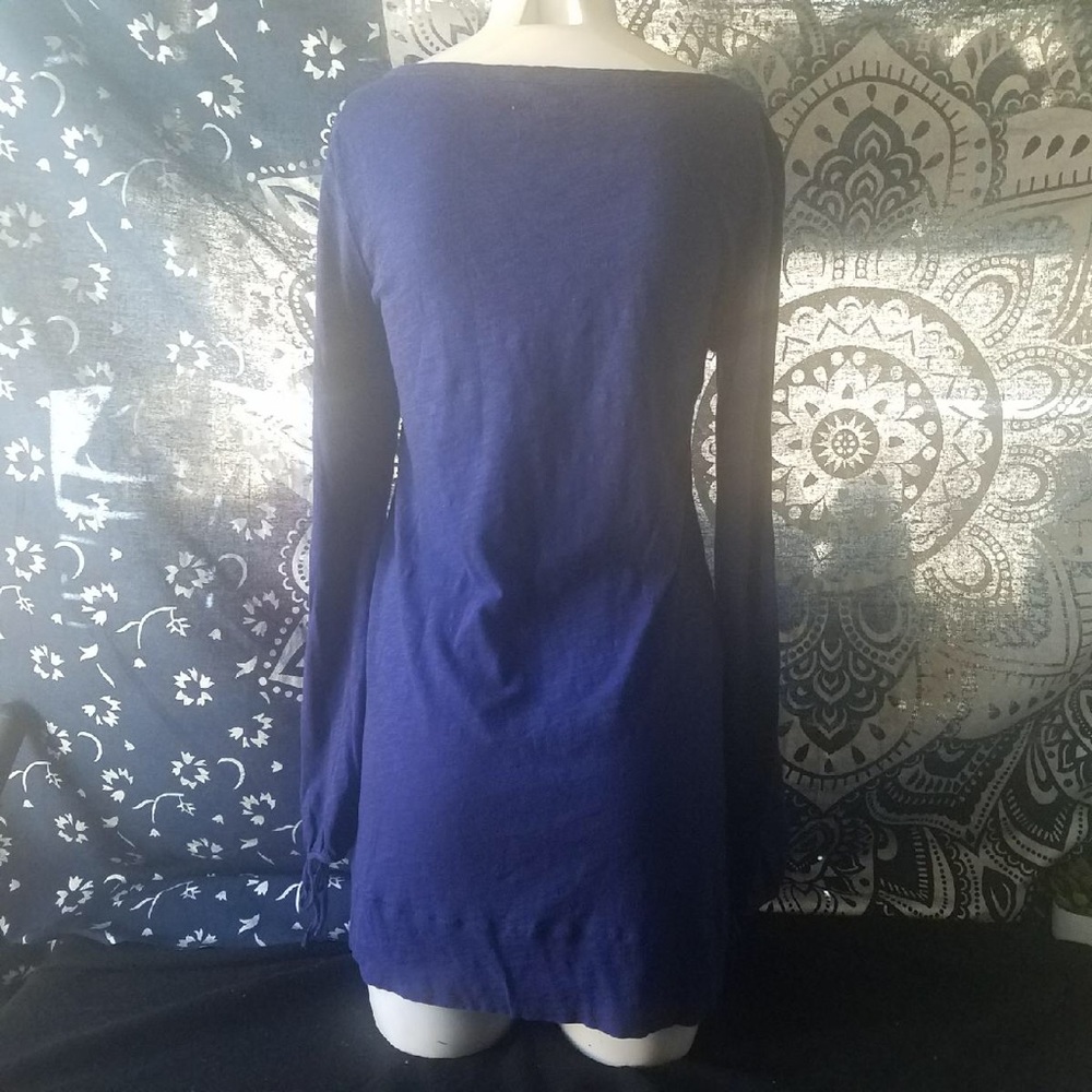 HI LINE DARK BLUE DRESS SIZE M - Picture 3 of 8